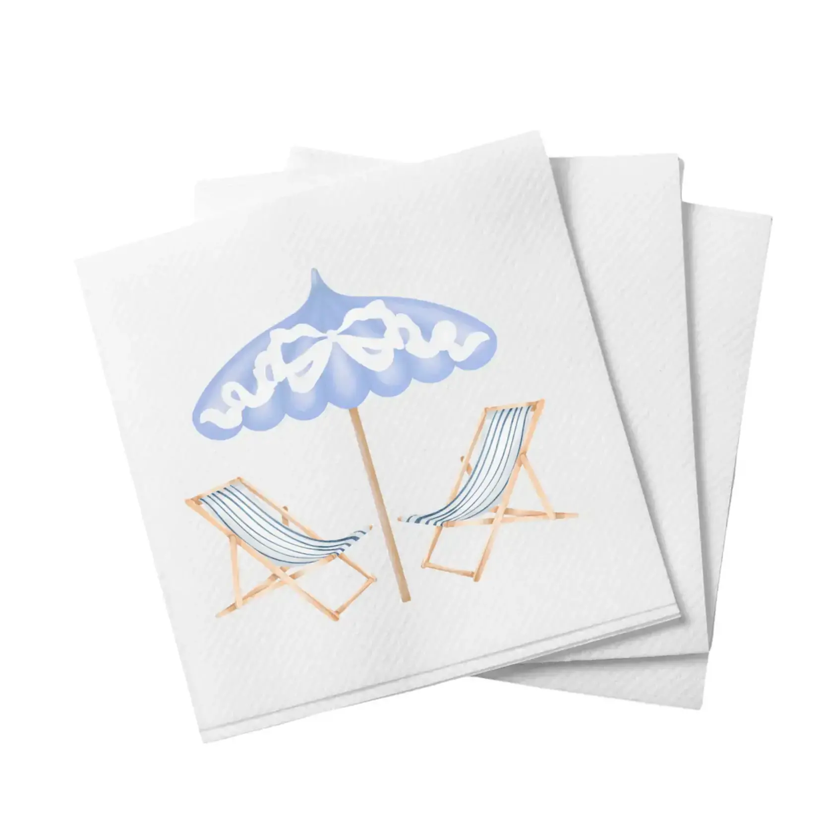 Busy Bee Summer Coastal Cocktail Napkin