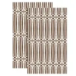 Brown Batton Tea Towels