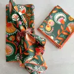 Dot and Army Cloth Napkins Set/4