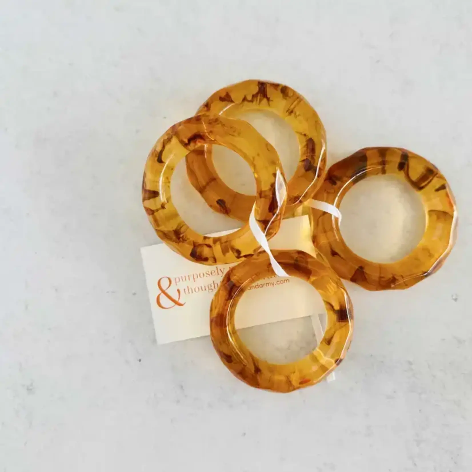 Dot and Army Element Napkin Rings