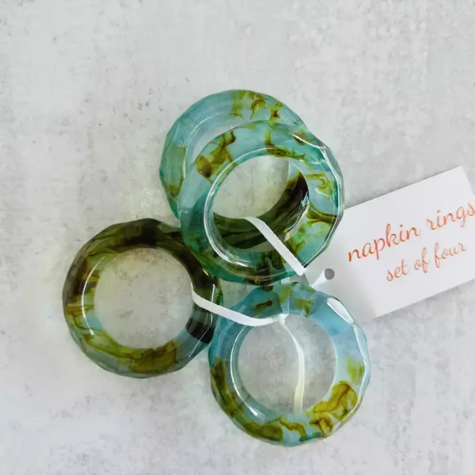 Dot and Army Element Napkin Rings