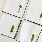Dot and Army Martini Olive Cocktail Napkins