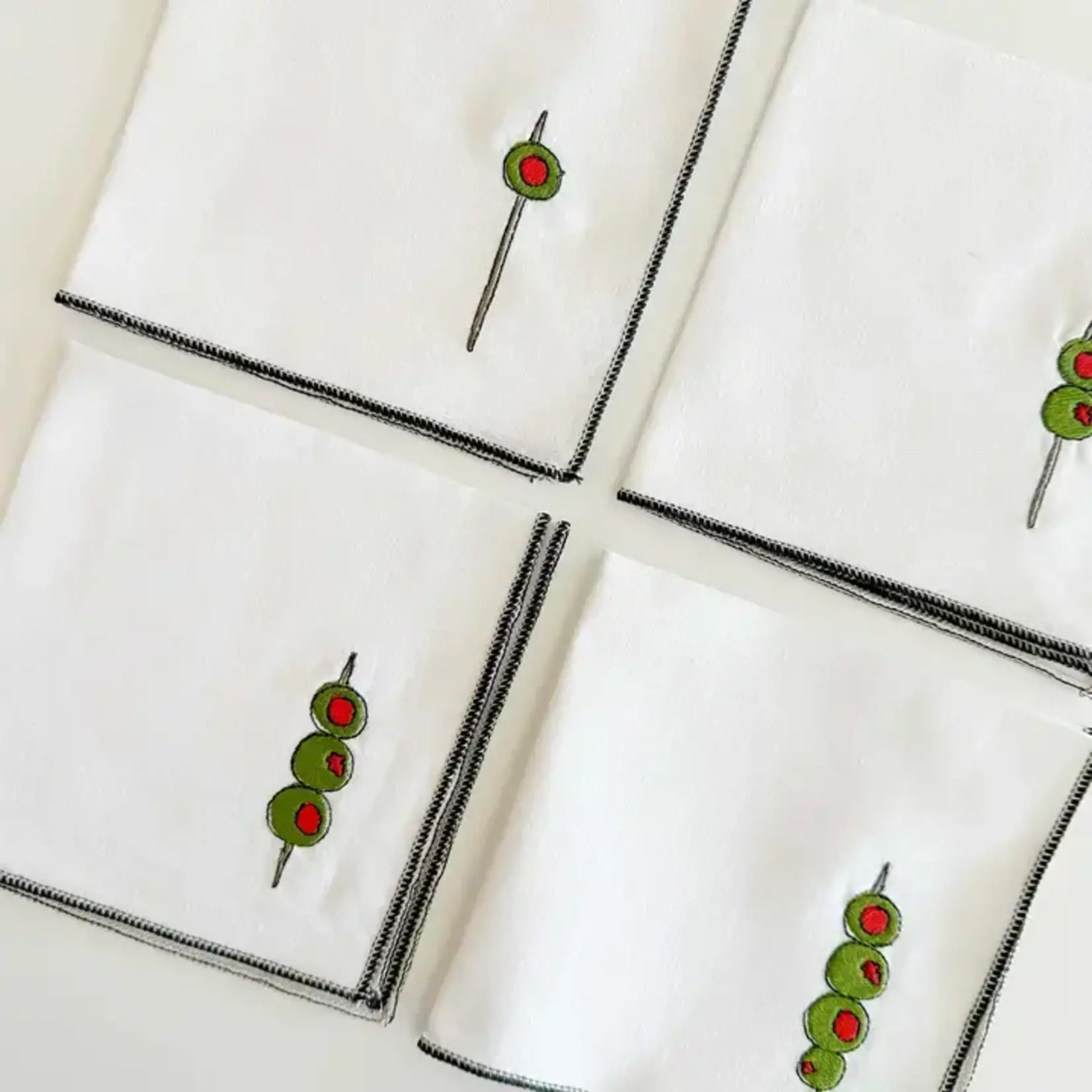 Dot and Army Martini Olive Cocktail Napkins