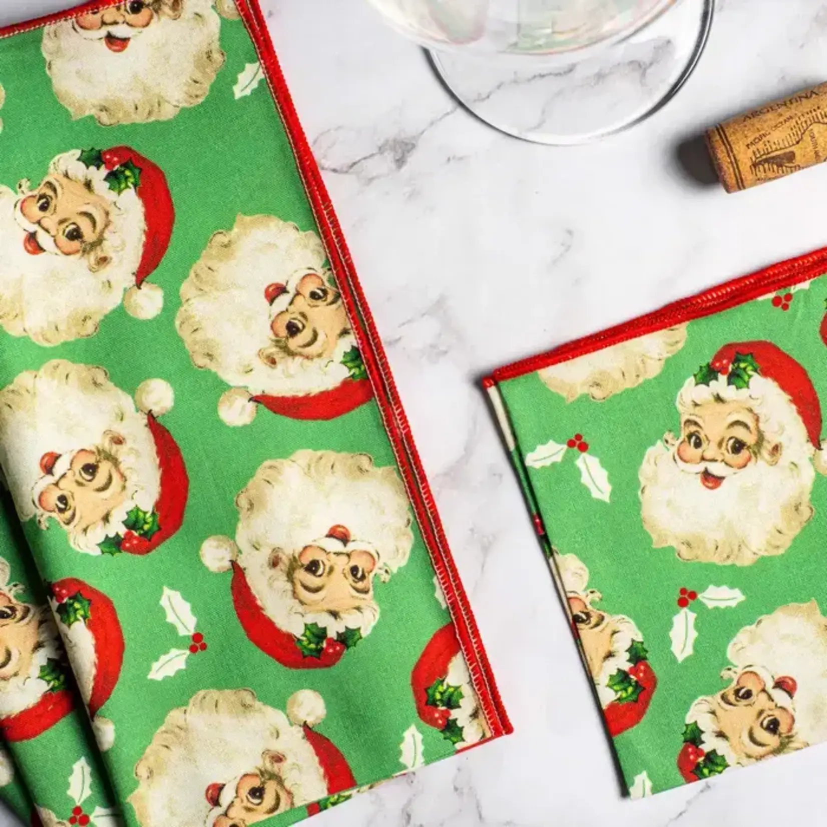 Dot and Army Cloth Napkins Set/4