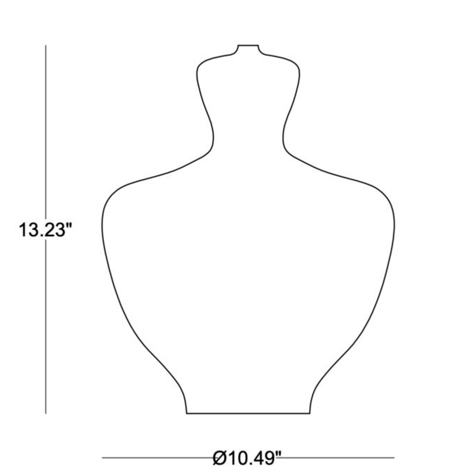 Marvin Cermaic  Vase  13.5″H x 10.75″ø
