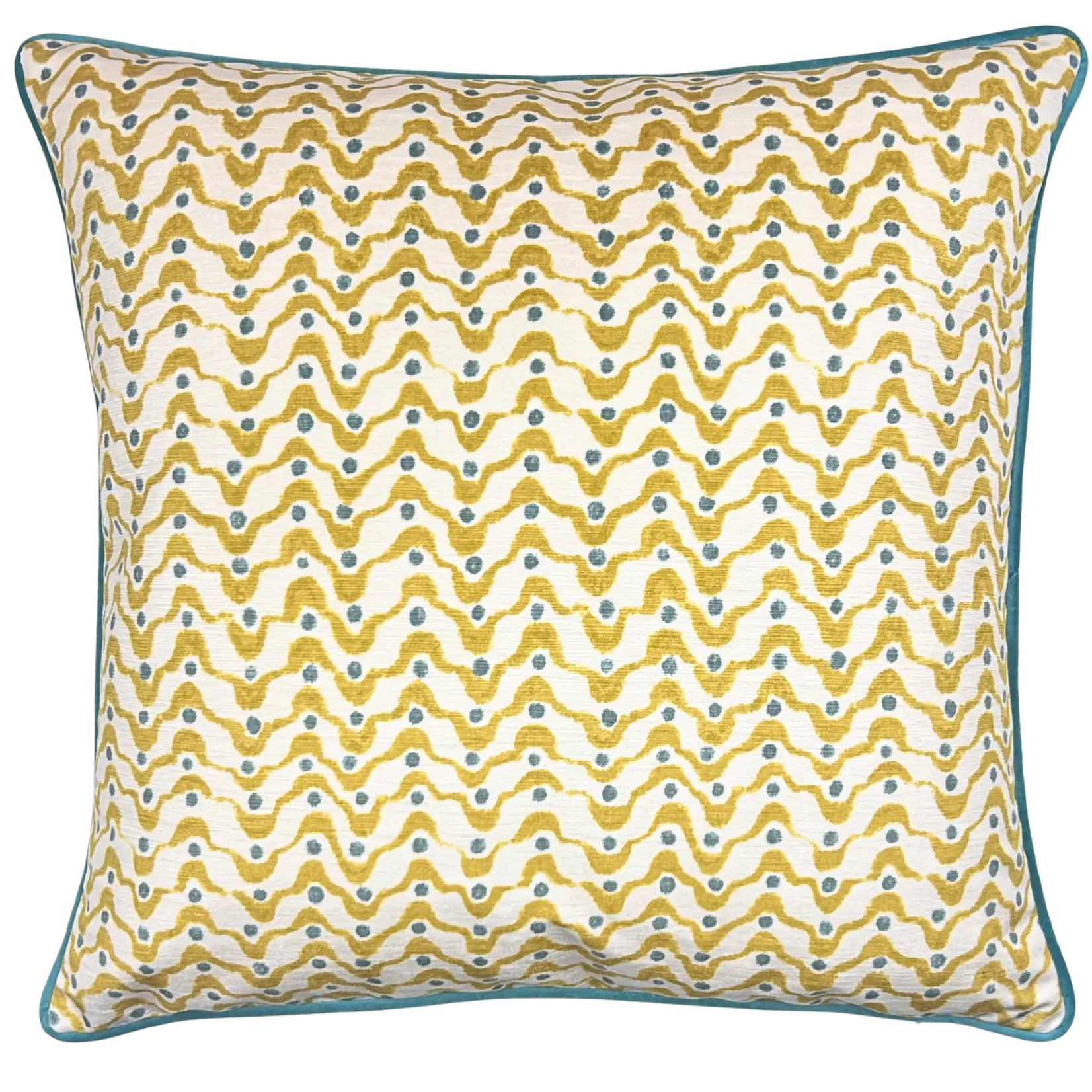 JESS Citron/Teal 22 x 22 Pillow