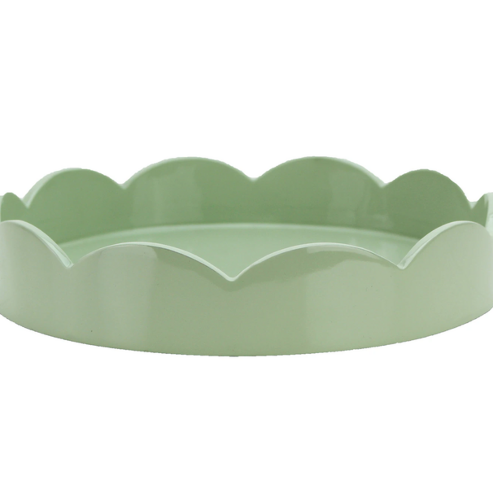 Addison Ross Lacquered Scallop Round Tray Small
