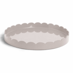 Addison Ross Lacquered Scallop Round Tray Large