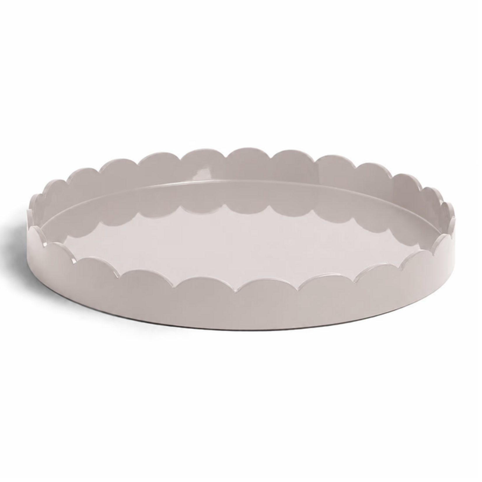 Addison Ross Lacquered Scallop Round Tray Large