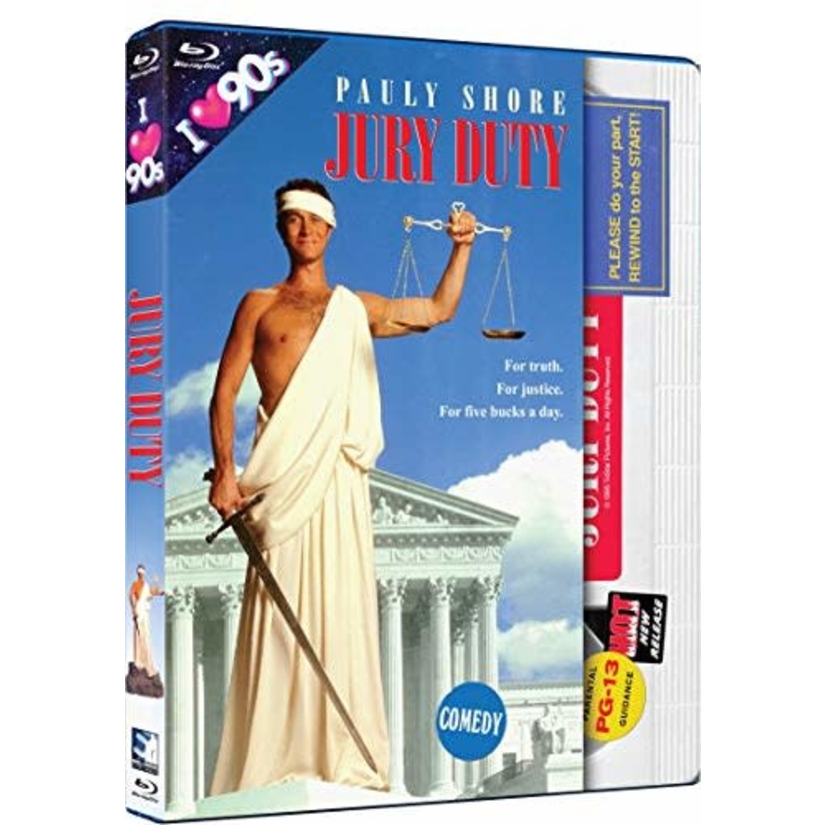 Jury Duty 1995 Retro Vhs Packaging Brd The Odds And Sods Shoppe