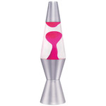 Lava Lamp - 11.5" Pink/Clear