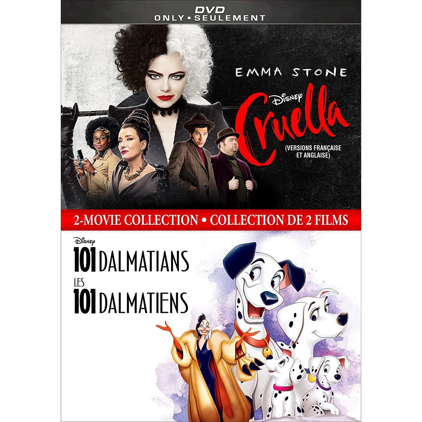 Cruella/101 Dalmations - 2-Movie Collection [DVD]