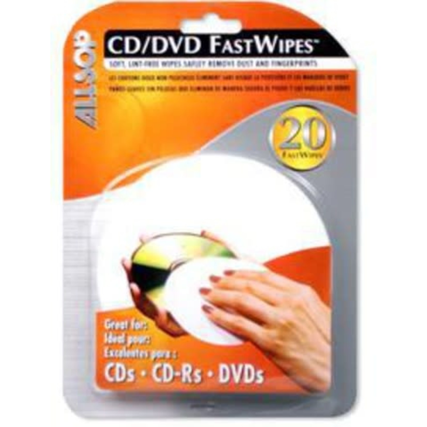 CD/DVD FastWipes - 20 Pack