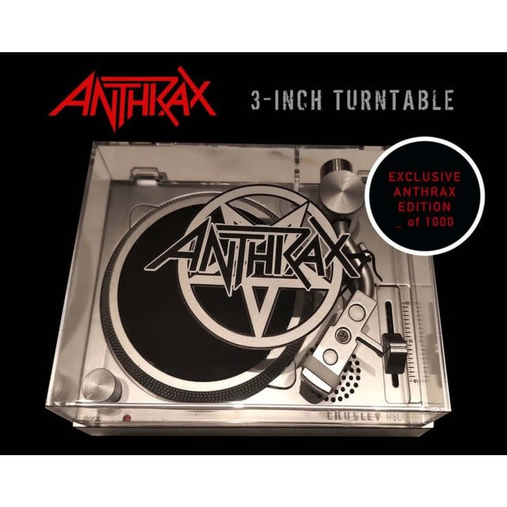 RSD3 Mini Turntable For 3" Vinyl Exclusive Anthrax Edition