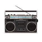 Cassette Player With Built-In Bluetooth Speakers