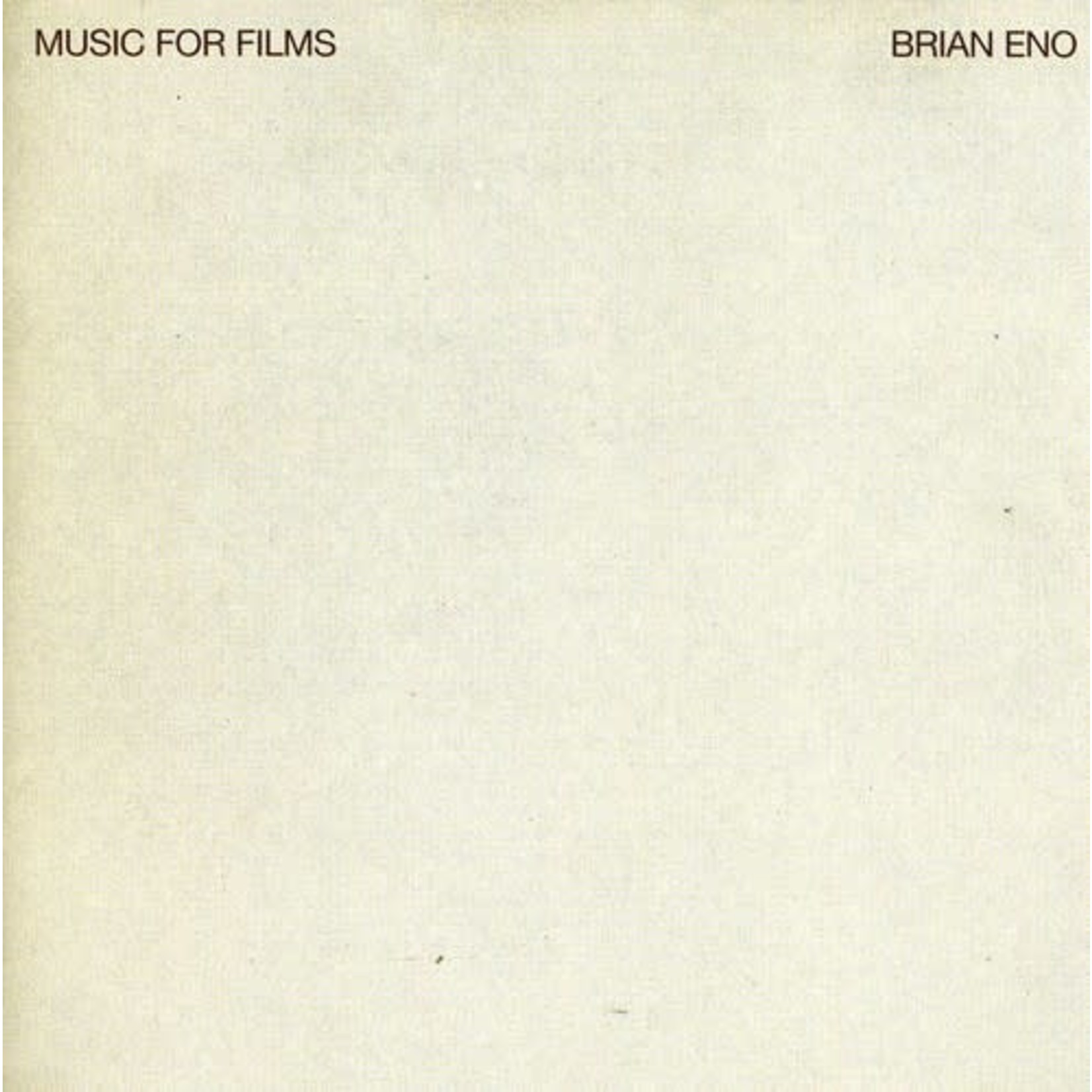 Brian Eno - Music For Films [CD]
