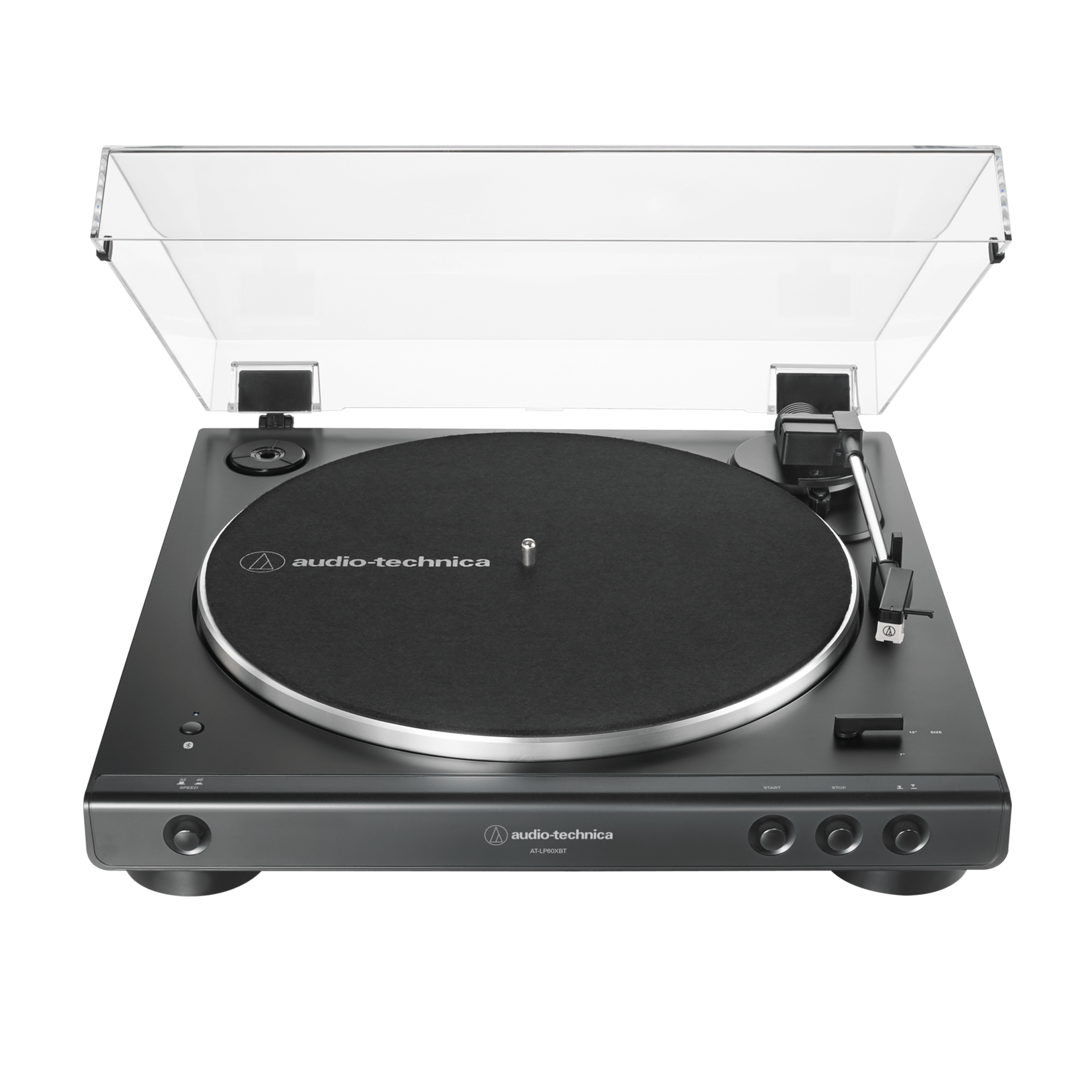 Fully Automatic Wireless Belt-Drive Bluetooth Turntable - Black