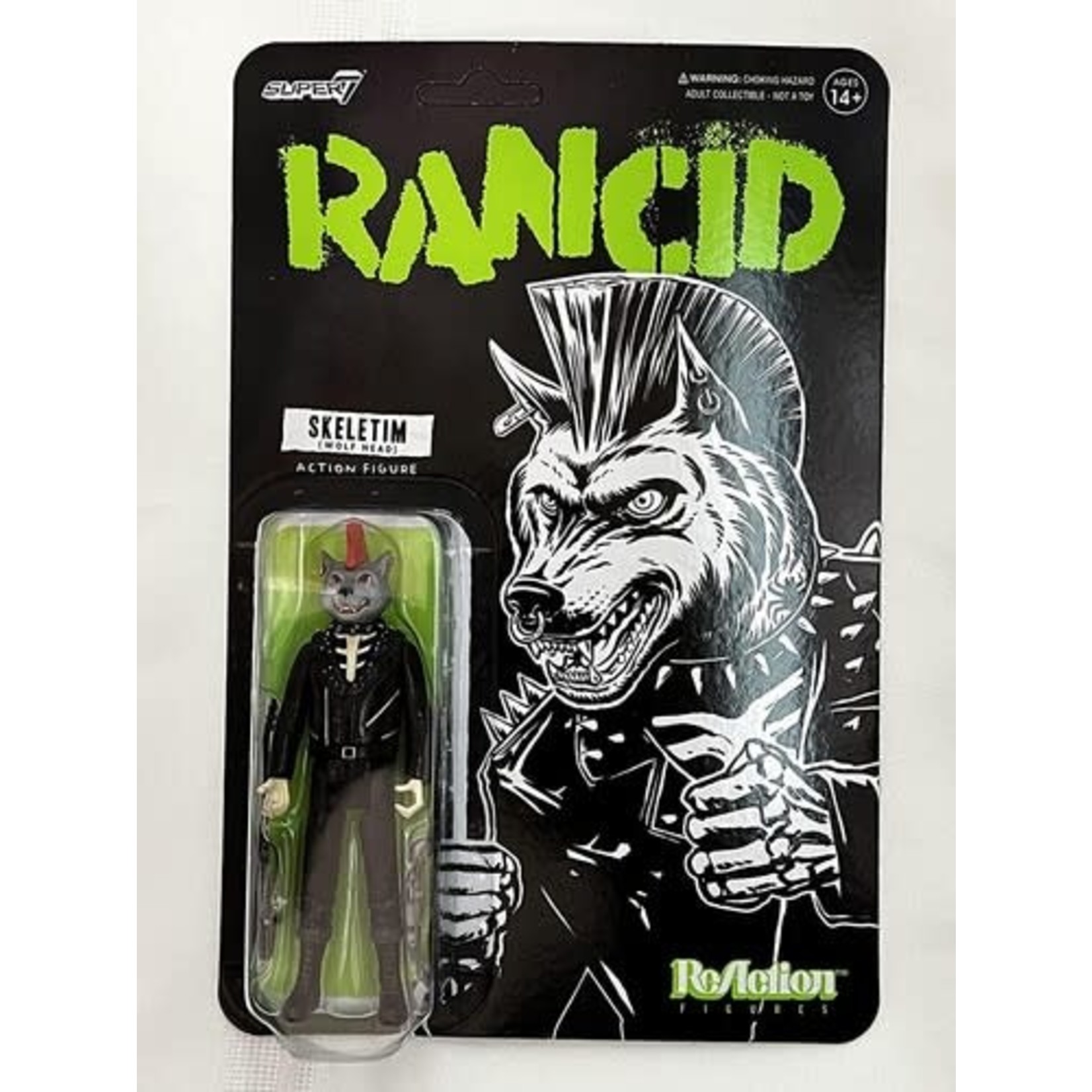 ReAction Figures - Rancid: Skeletim Wolf Head