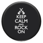 Button - Keep Calm And Rock On