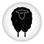 Button - Black Sheep