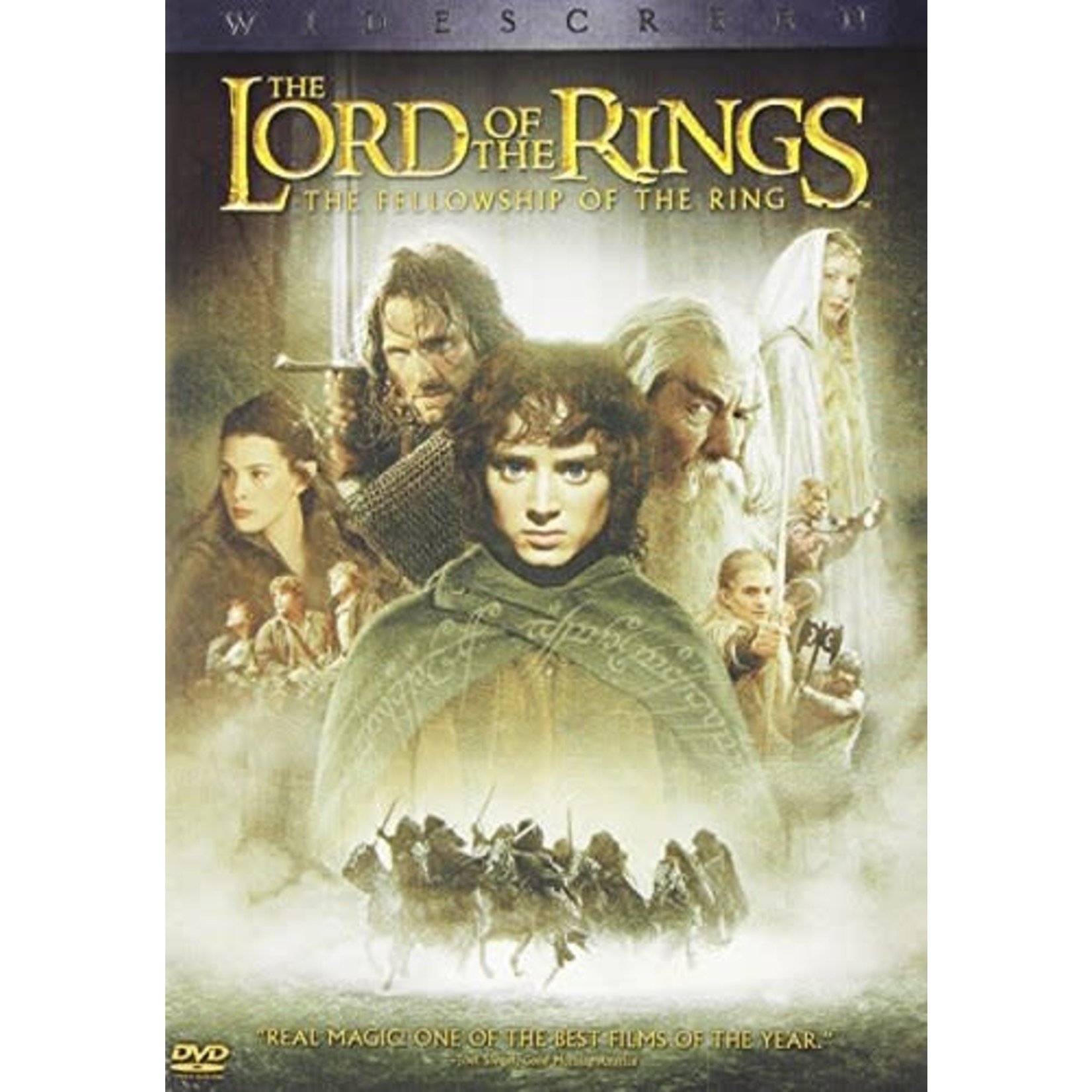 Lord of the Rings: The Fellowship of the Ring dvd labels (2001) R1 Custom