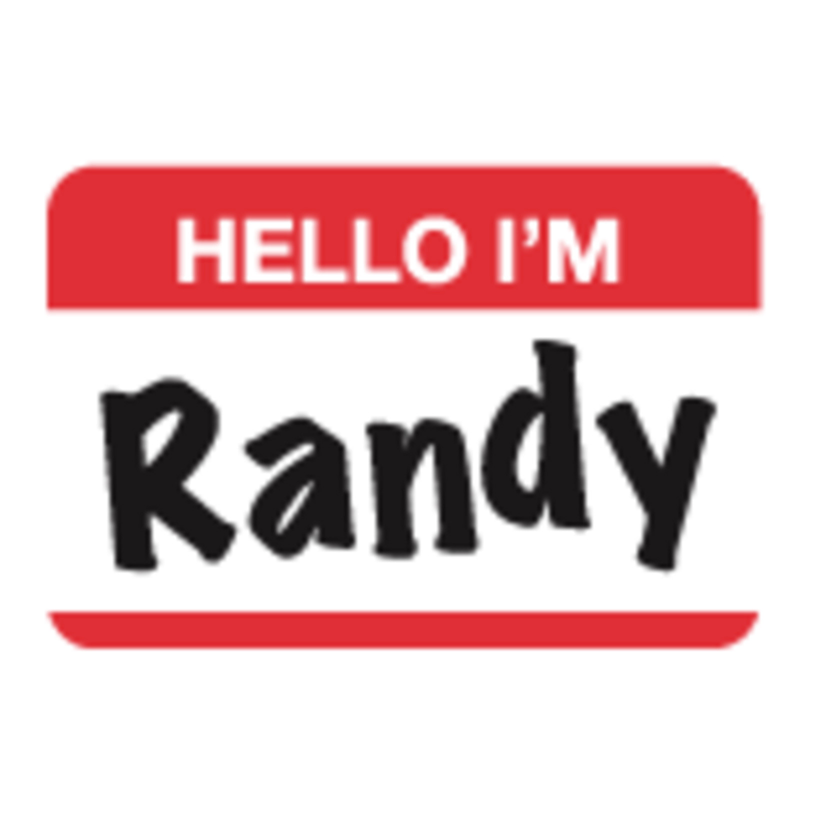 Sticker - Hello I'm Randy
