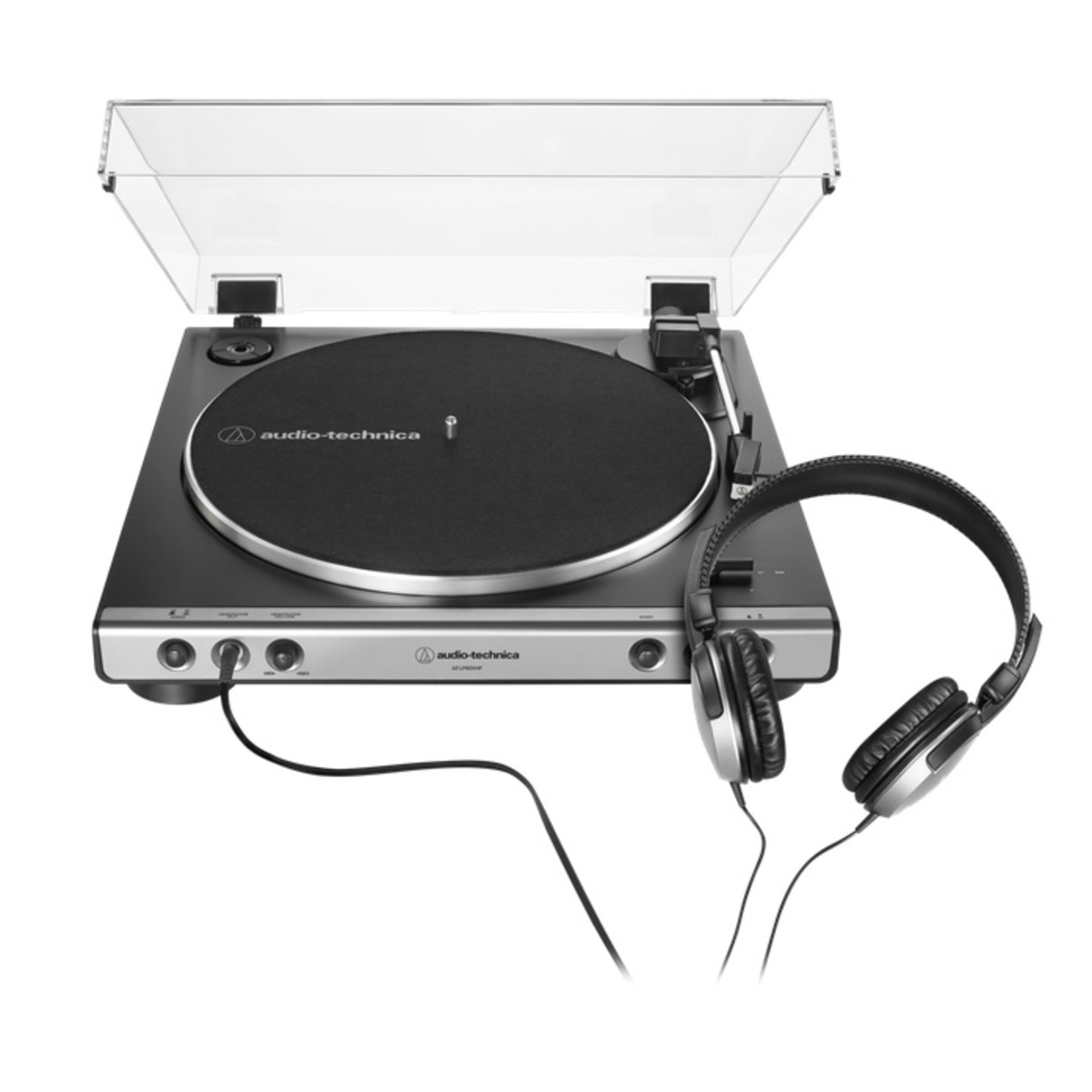 Fully Automatic Belt-Drive Turntable With Headphones - Gun-Metal
