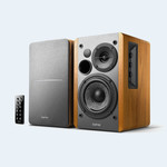 Powered Bluetooth Speakers - Brown/Wood