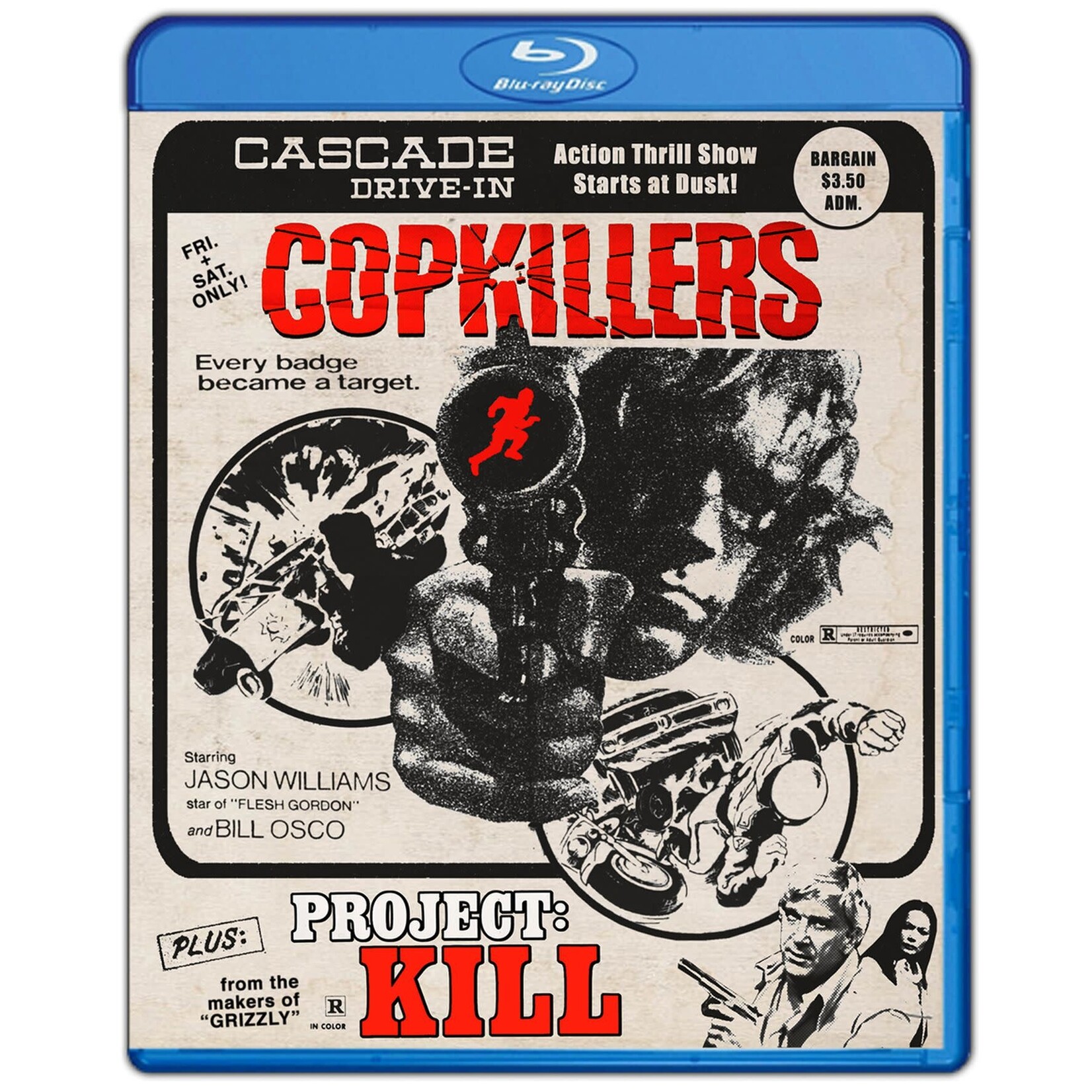 Cop Killers/Project: Kill - Drive-In Double Feature [BRD]