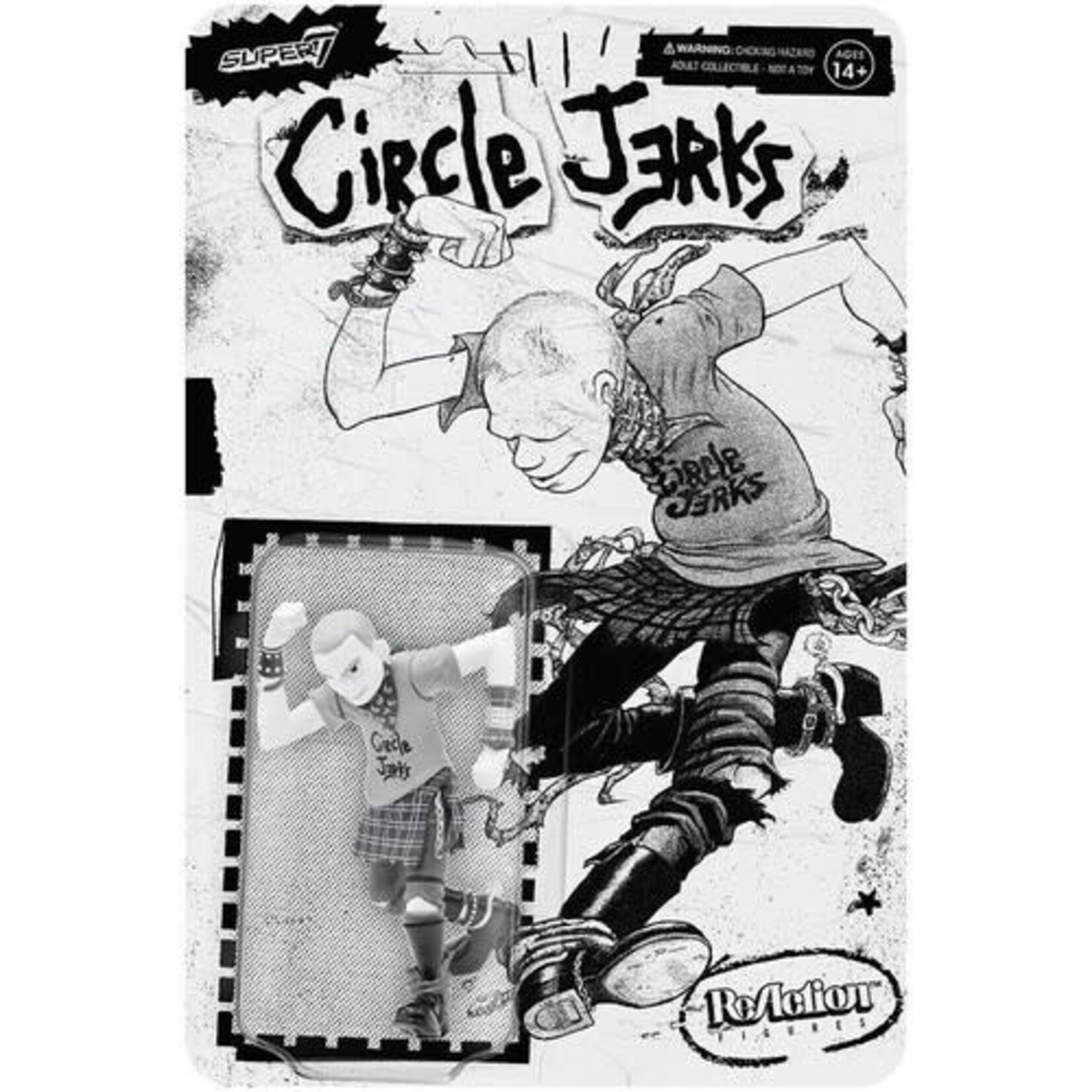 ReAction Figures - Circle Jerks: Skank Man Grayscale