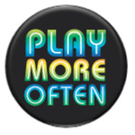 Button - Play More Often