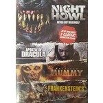 Night Howl/Apostle Of Dracula/American Mummy/Frankenstein's Hungry Dead - Classic Monster 4 Pack [USED DVD]