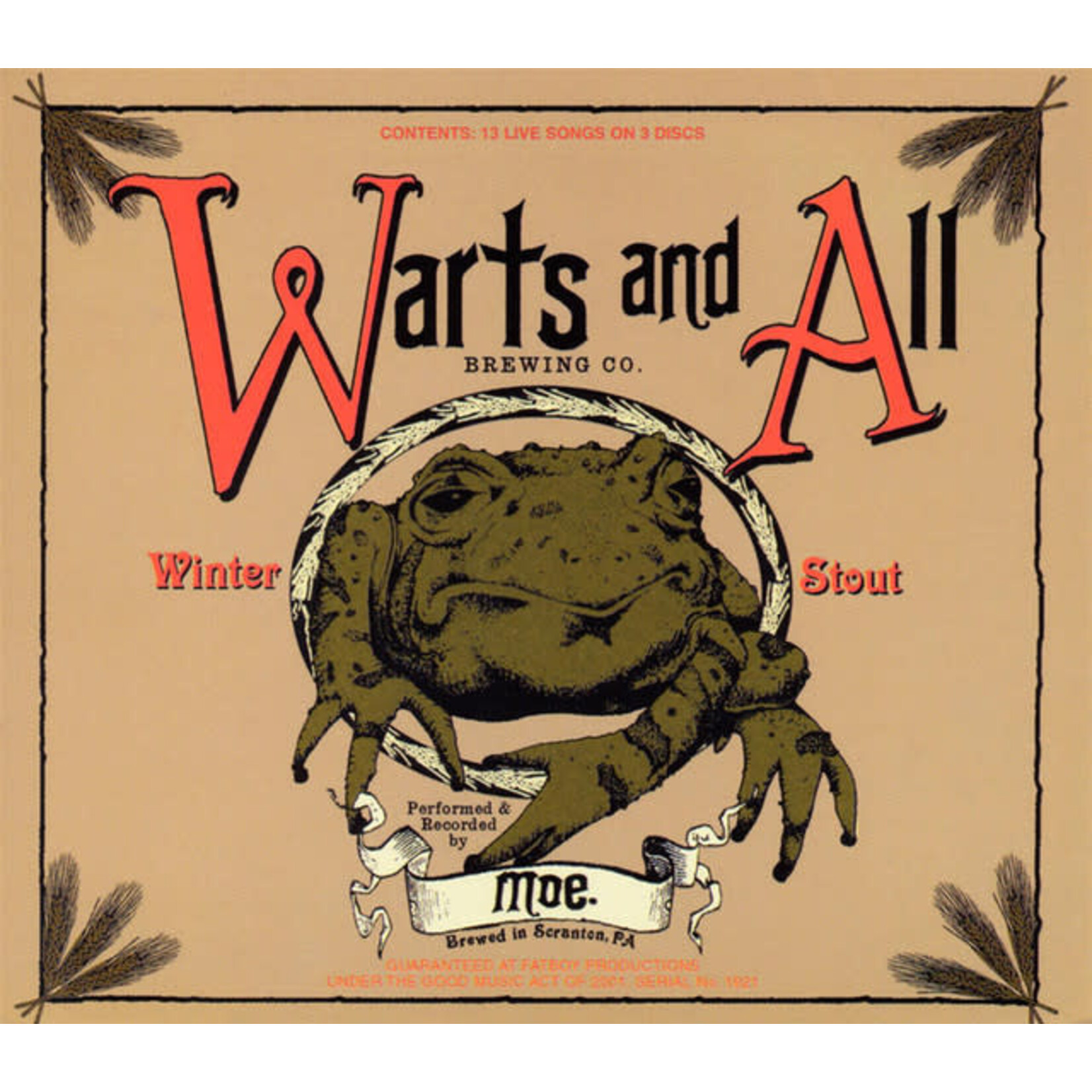 Moe. - Warts And All Vol. 1 [USED 3CD]