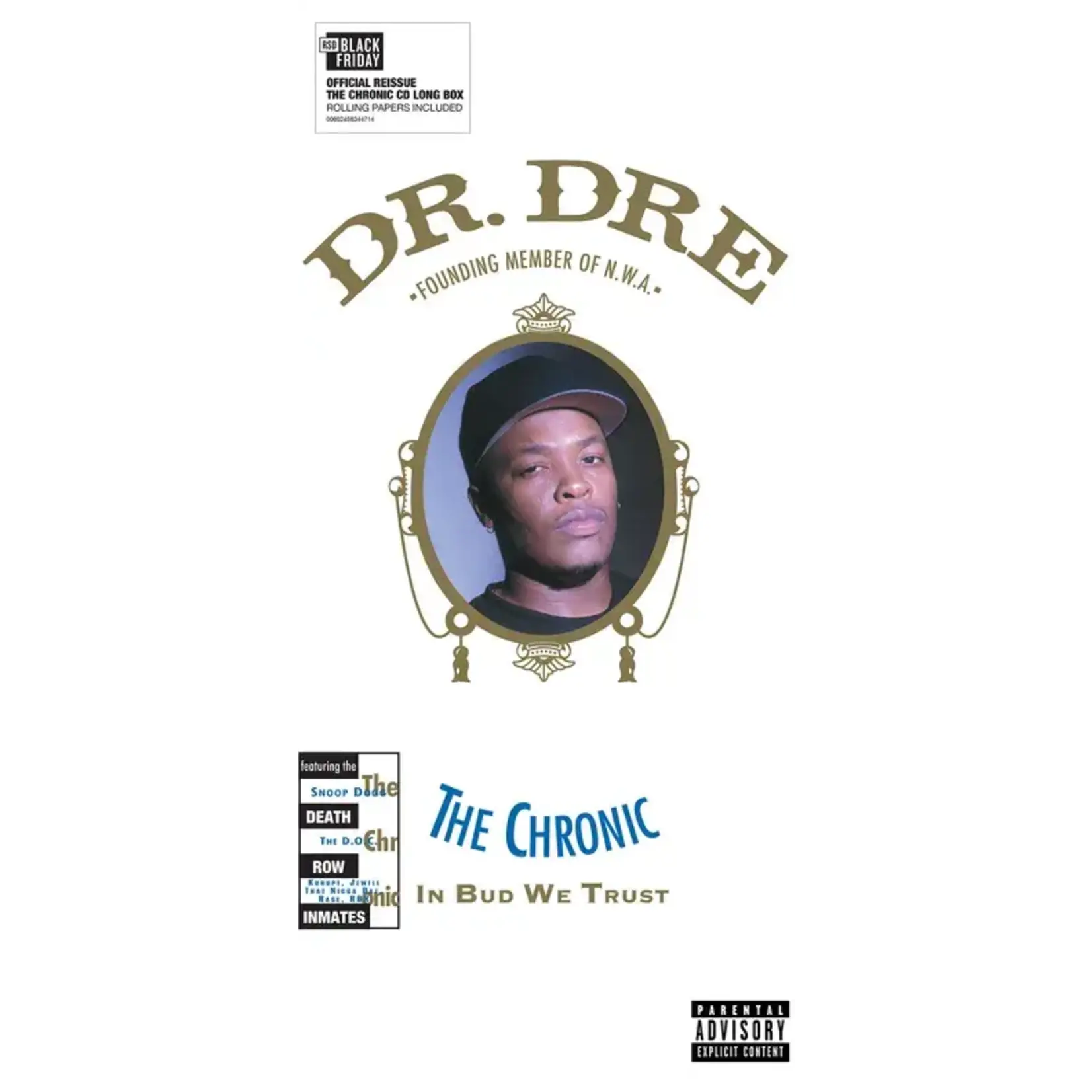 Dr. Dre - Chronic (30-Year Anniversary Edition) (Longbox W/ Rolling Papers) [CD] (RSDBF2023)