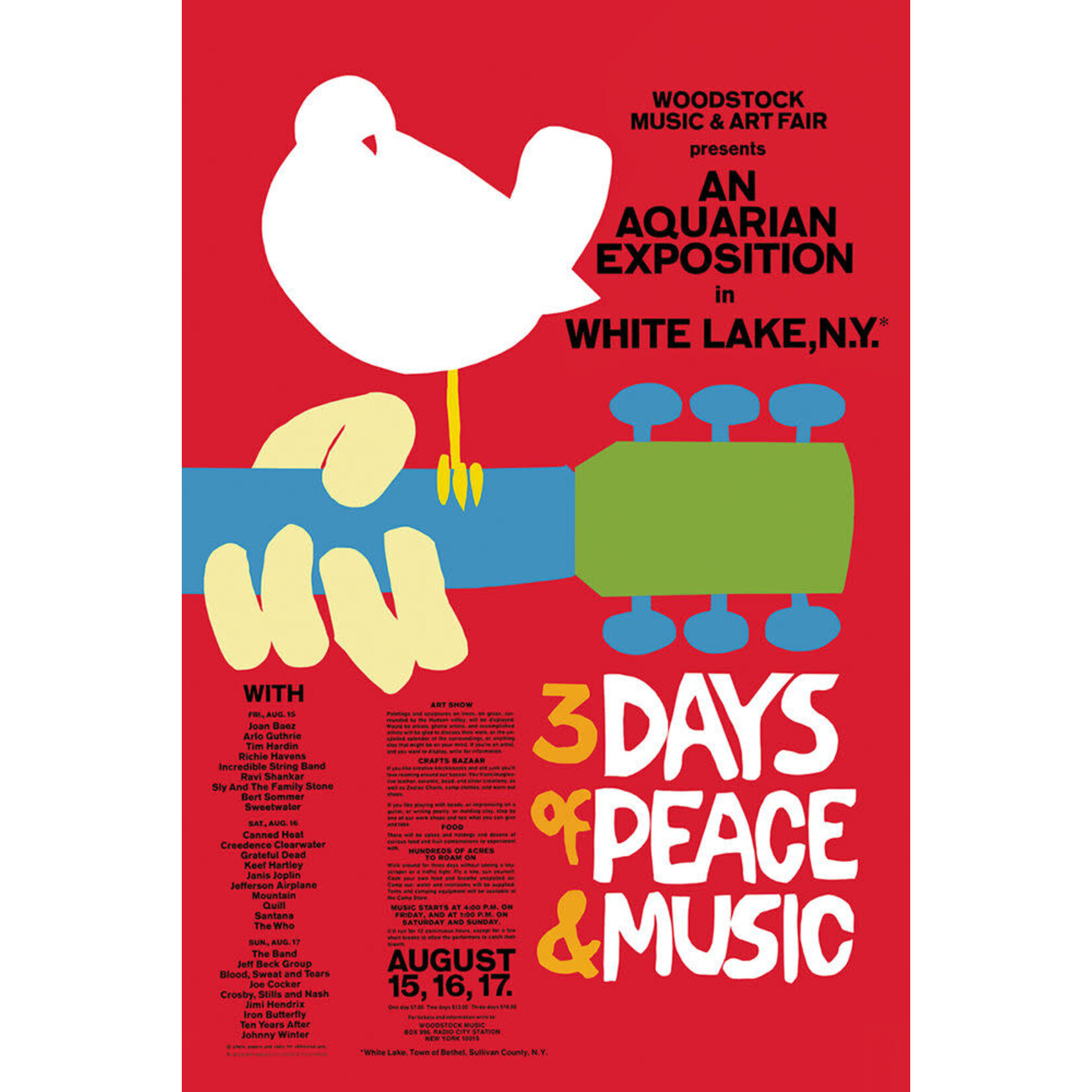 Poster - Woodstock: Red