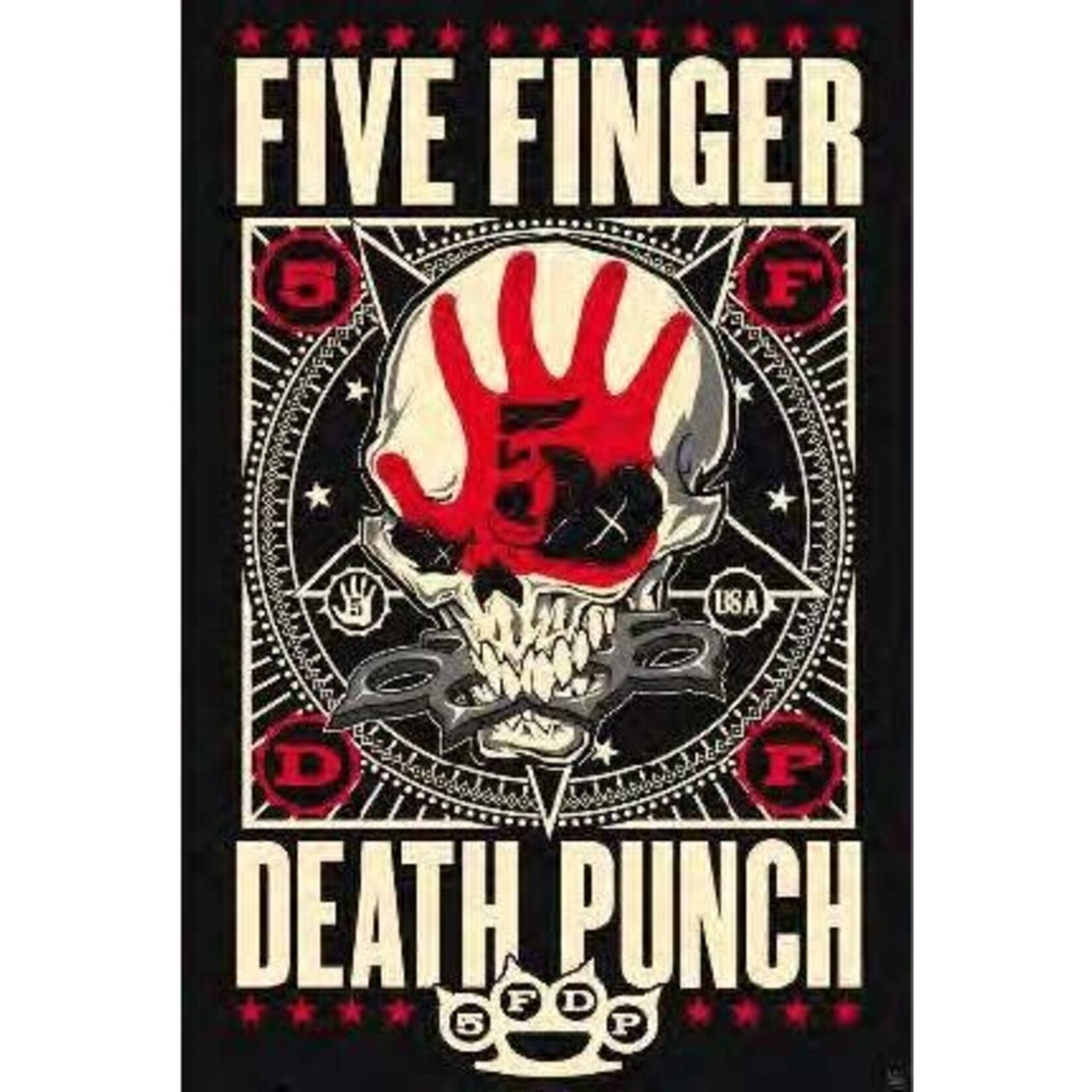 Poster - Five Finger Death Punch: Red Hand Skull