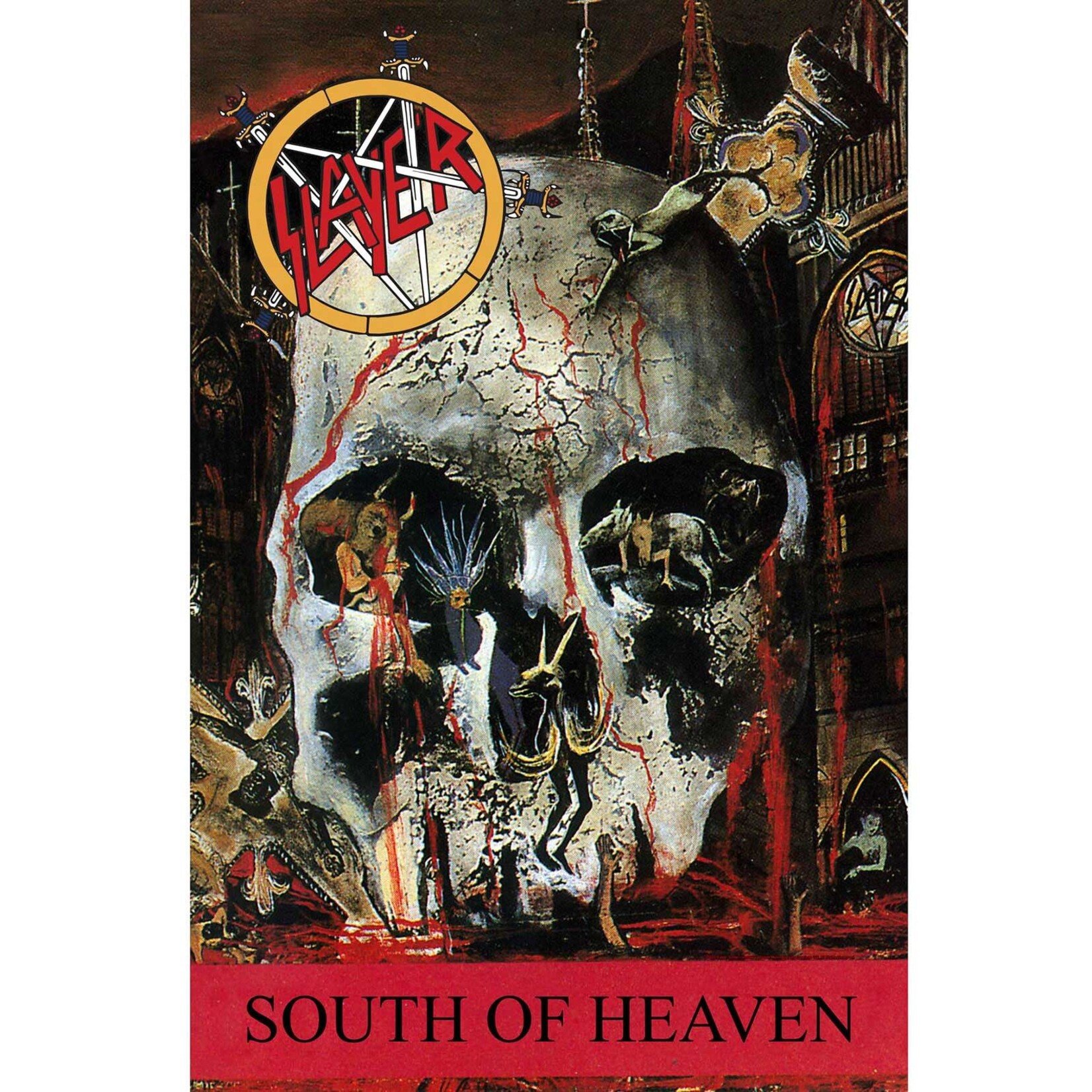 Textile Poster - Slayer: South Of Heaven