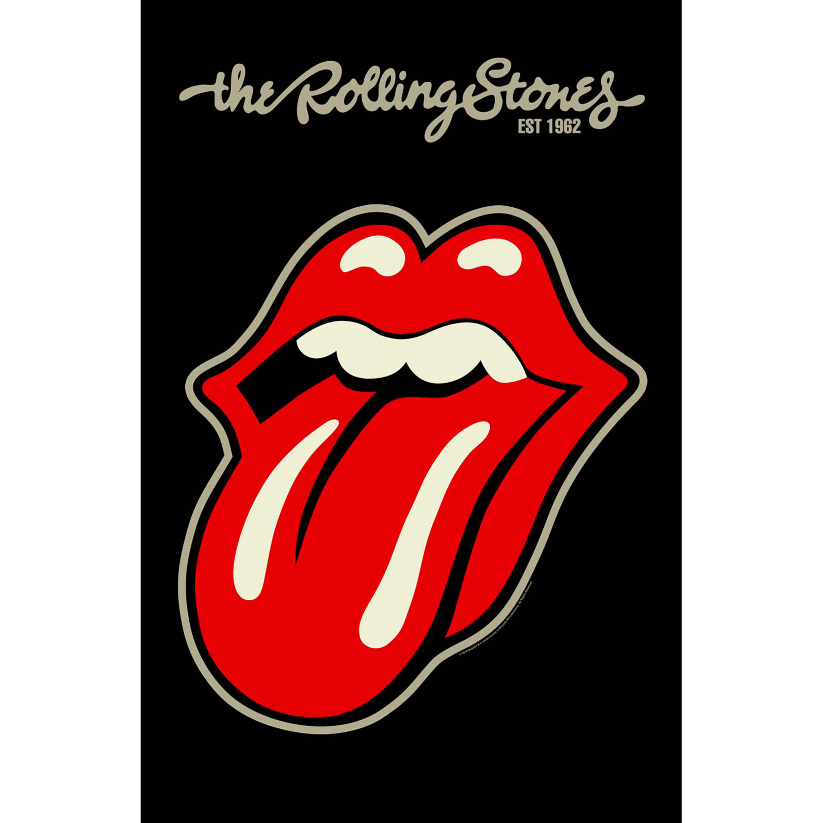 Textile Poster - Rolling Stones: Tongue
