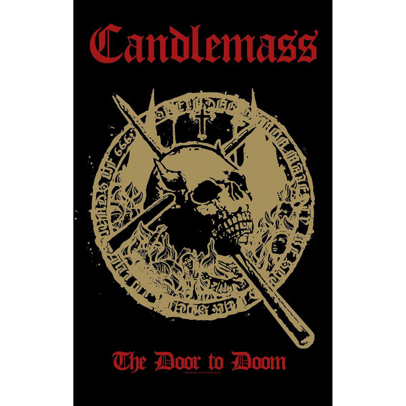 Textile Poster - Candlemass: The Door To Doom