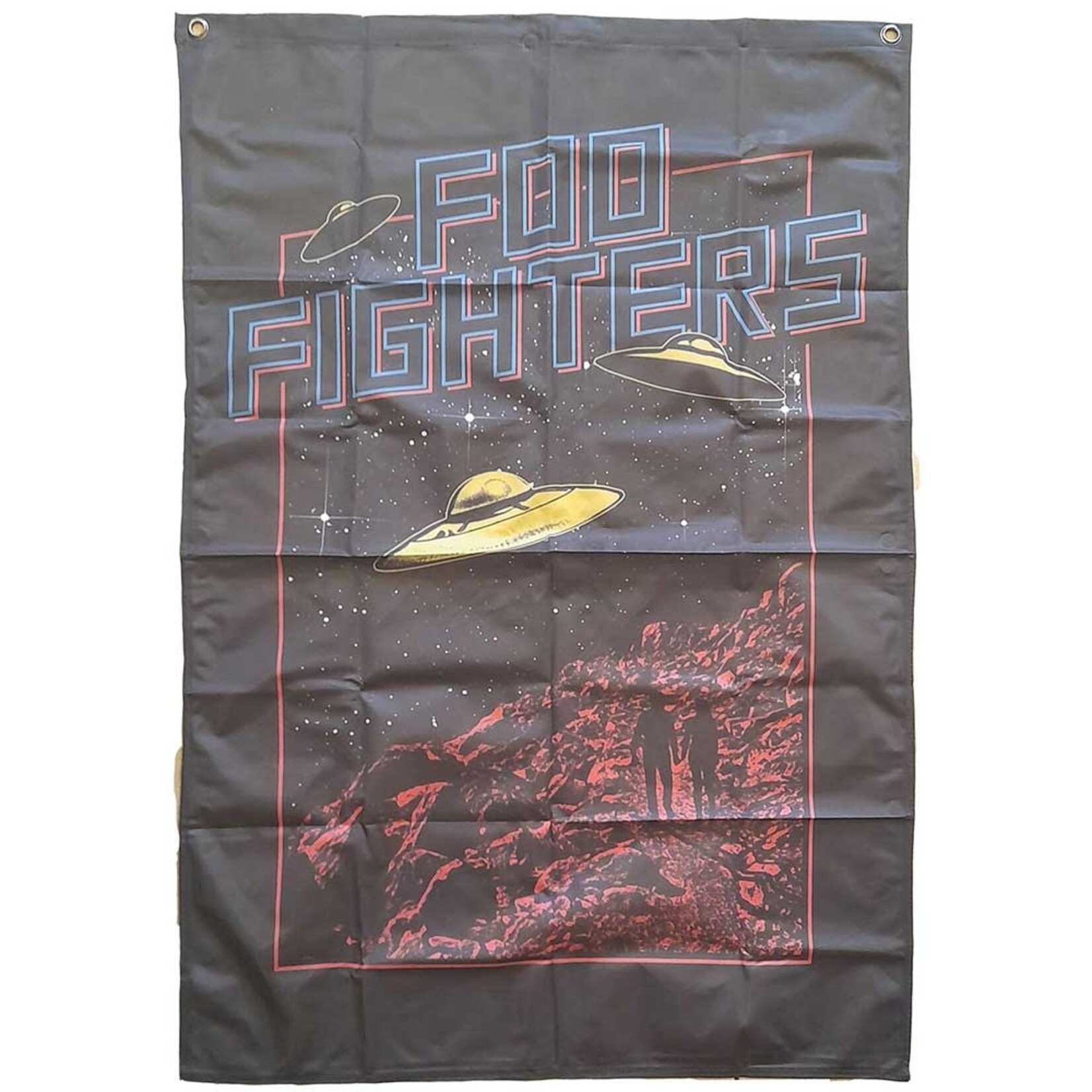 Textile Poster - Foo Fighters: UFOs