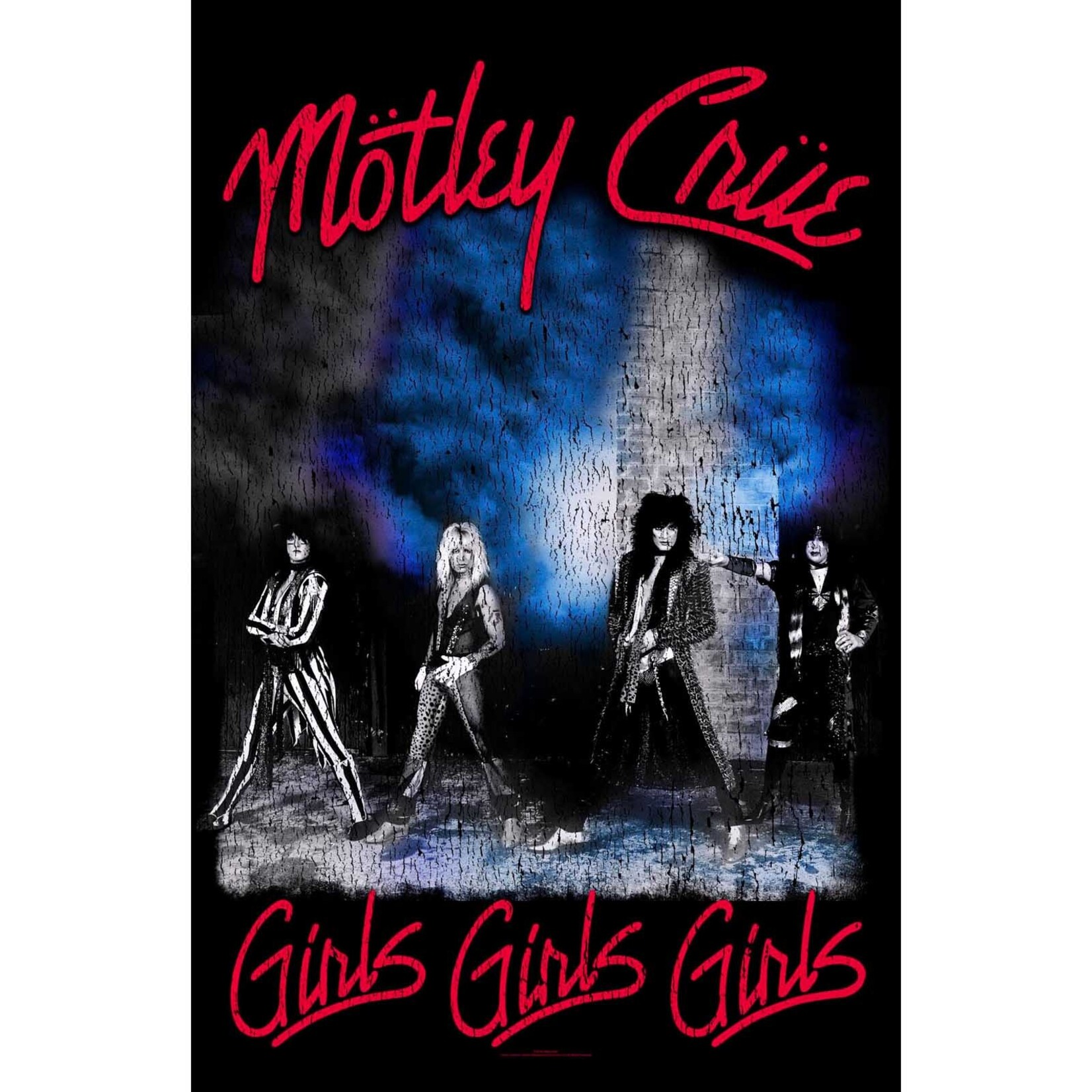 Textile Poster - Motley Crue: Girls, Girls, Girls