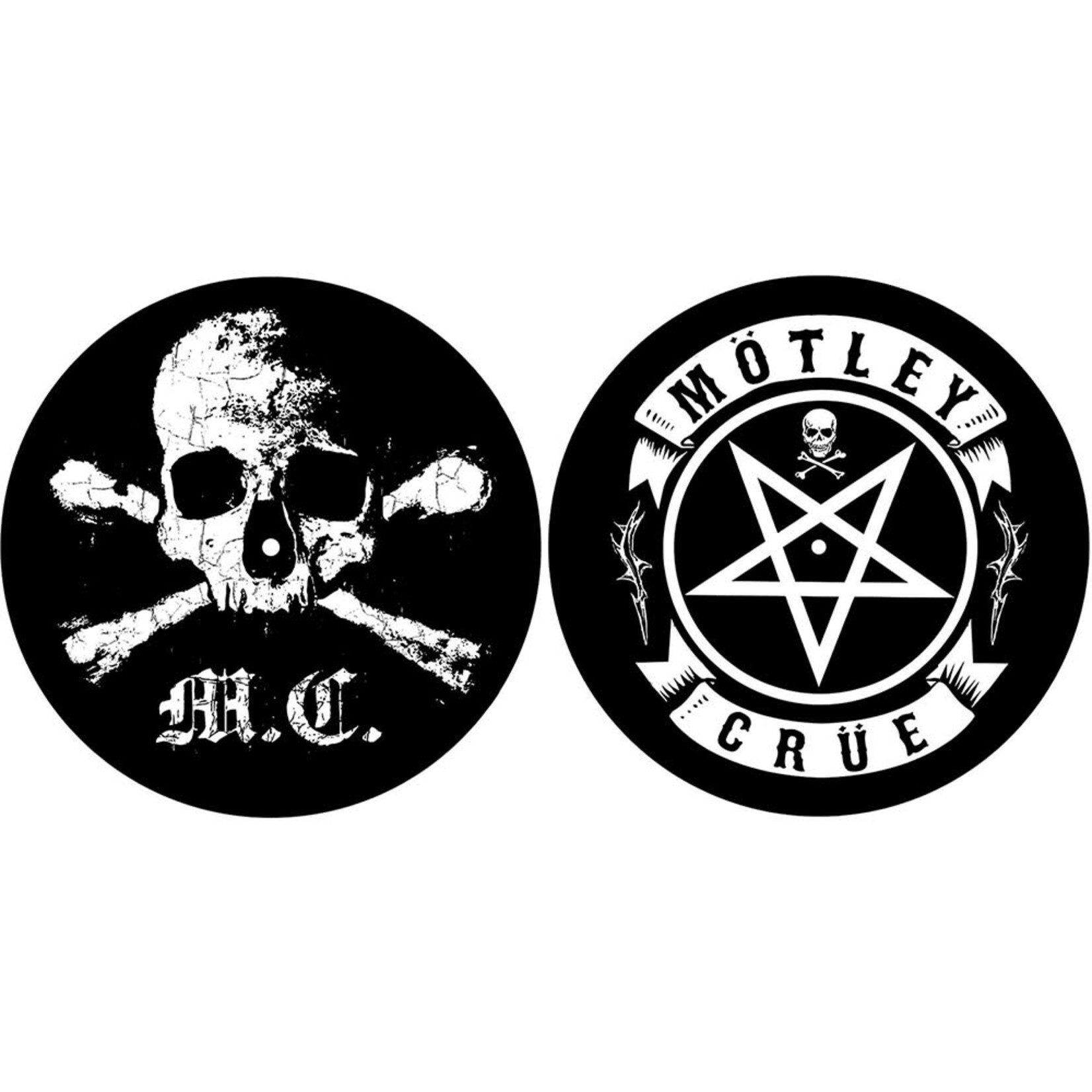 Slipmat - Motley Crue: Skull/Pentagram