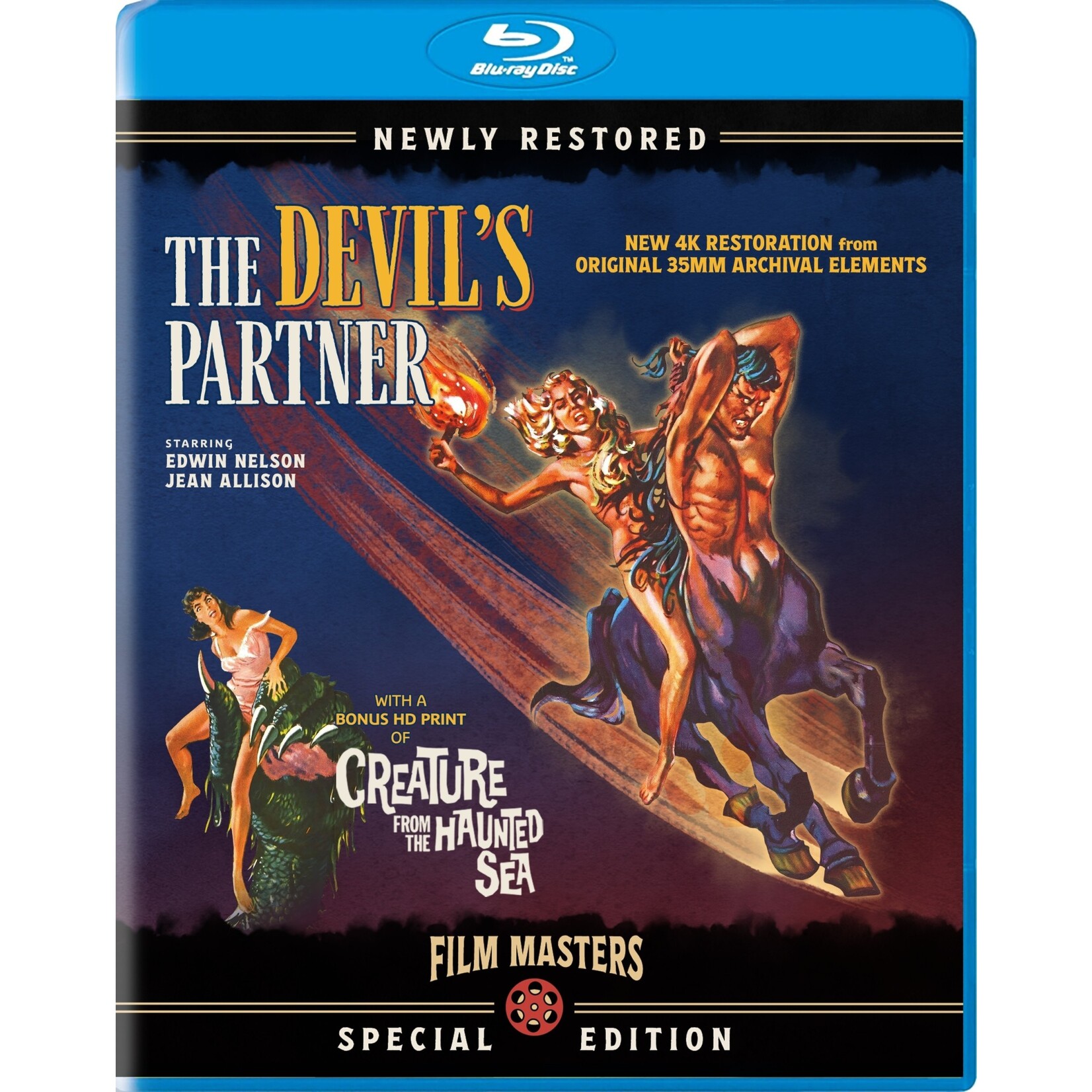 Devil's Partner/Creature From The Haunted Sea - Double Feature [2BRD]