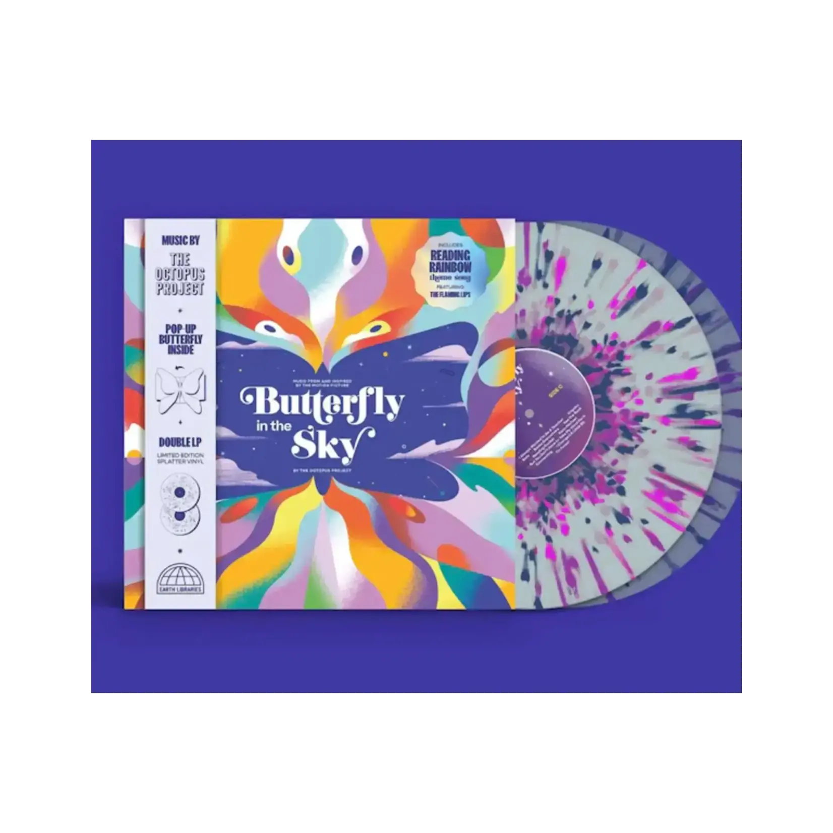 Octopus Project/The Flaming Lips - Butterfly In The Sky (Coloured Vinyl) [LP] (RSD2024)