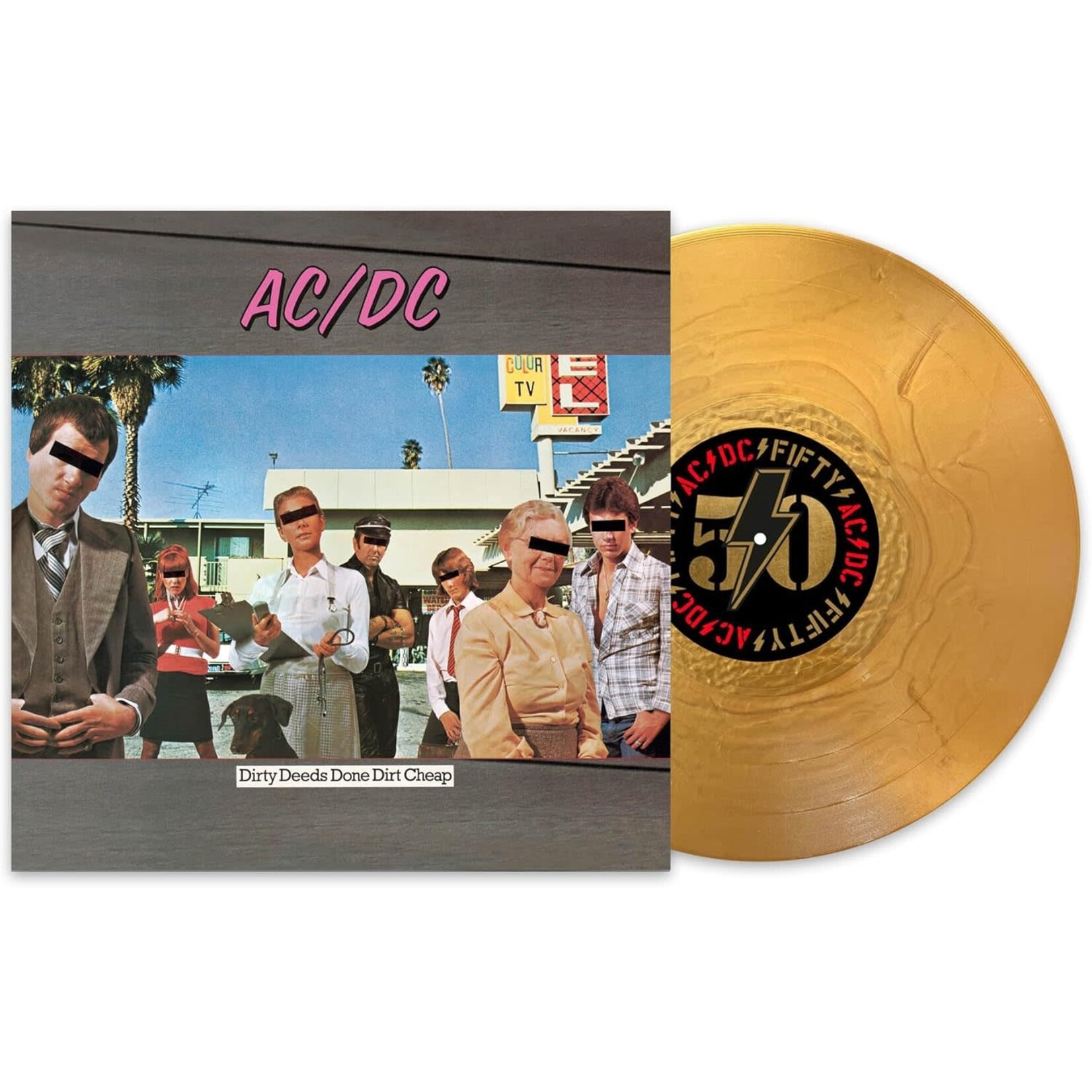 AC/DC - Dirty Deeds Done Dirt Cheap (50th Ann Gold Vinyl) [LP]