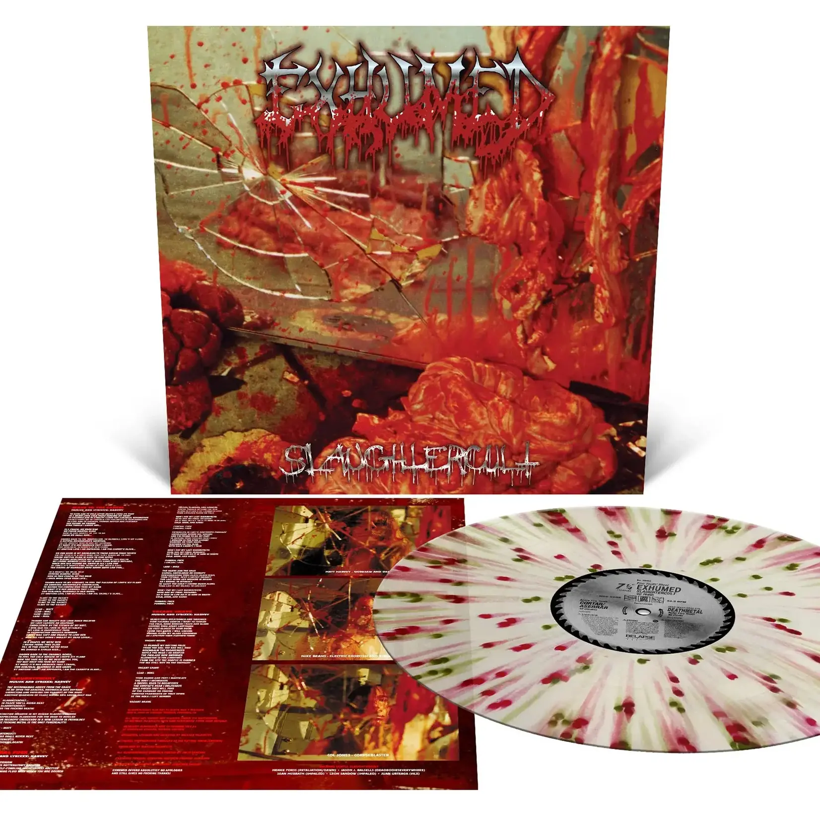 Exhumed - Slaughtercult (Clear Splatter Vinyl) [LP]