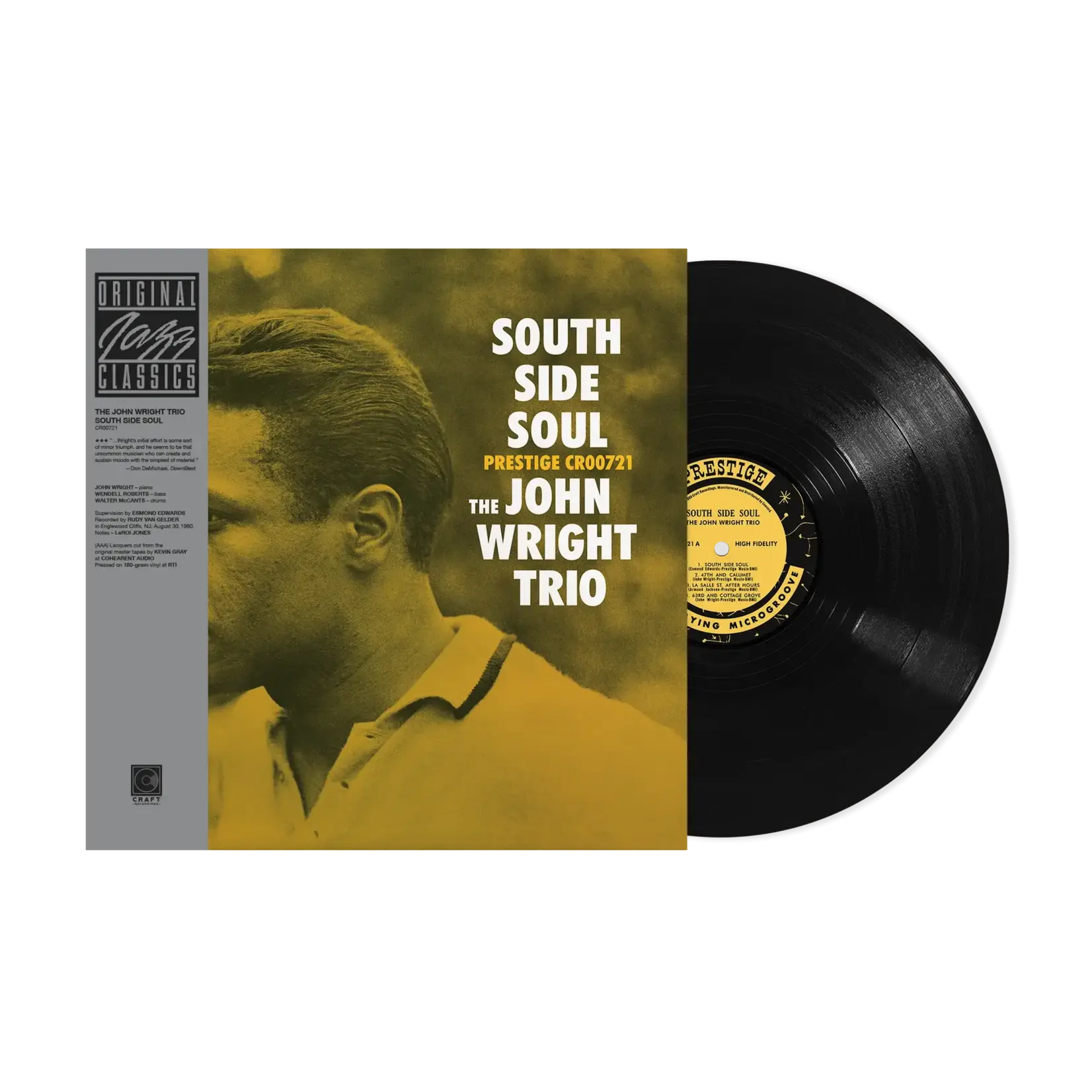 John Wright - South Side Soul (Original Jazz Classics Series) [LP]