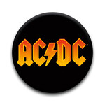Button - AC/DC: Orange