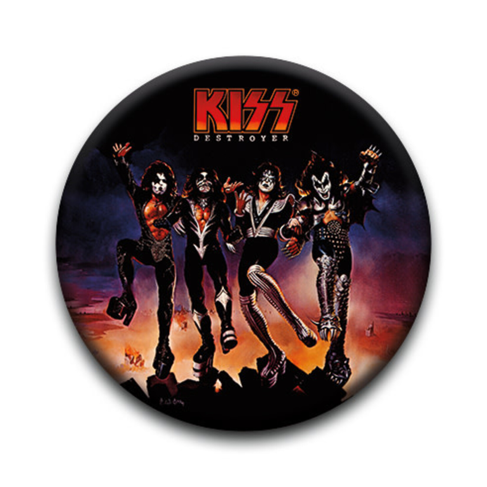 Button - Kiss: Destroyer