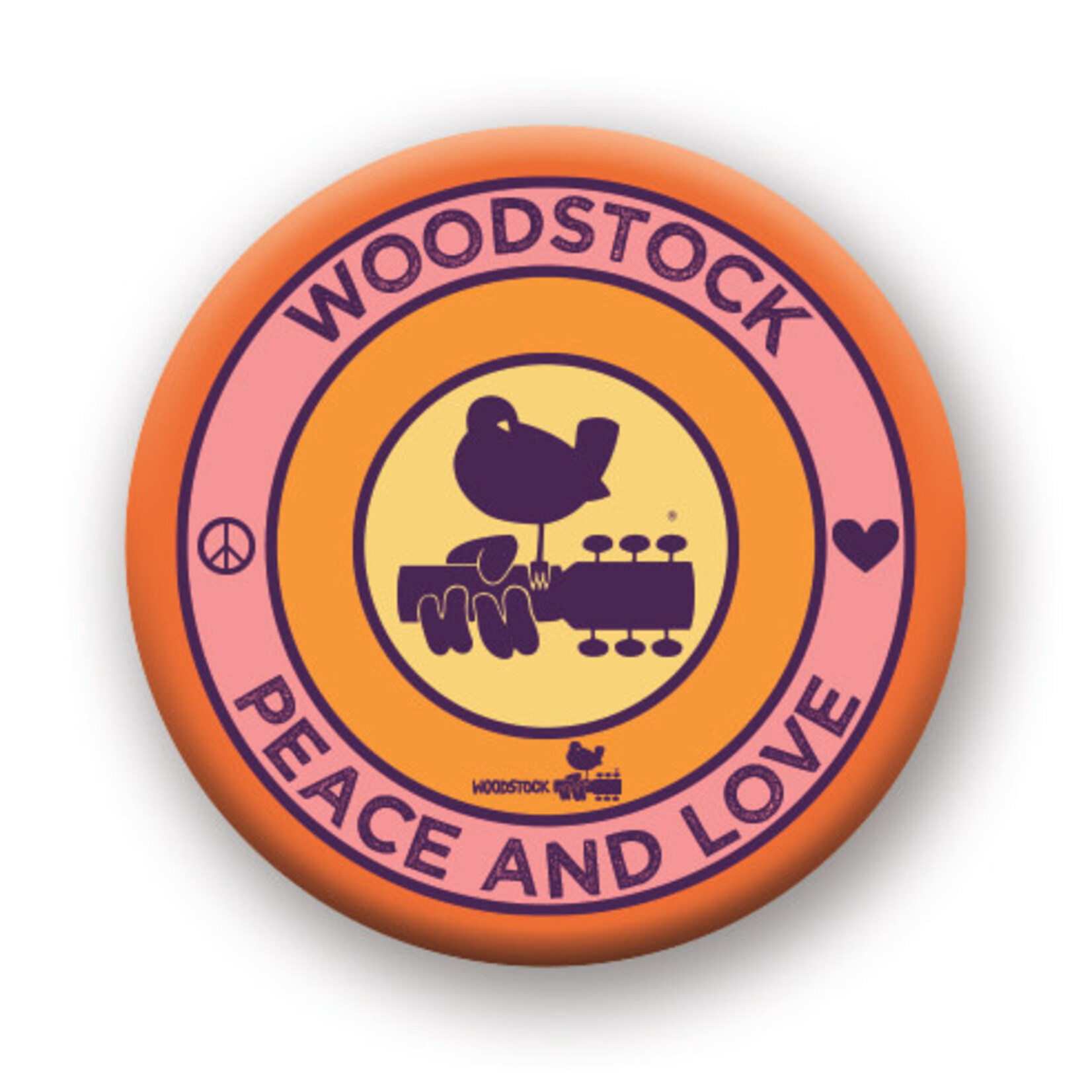 Button - Woodstock: Circle